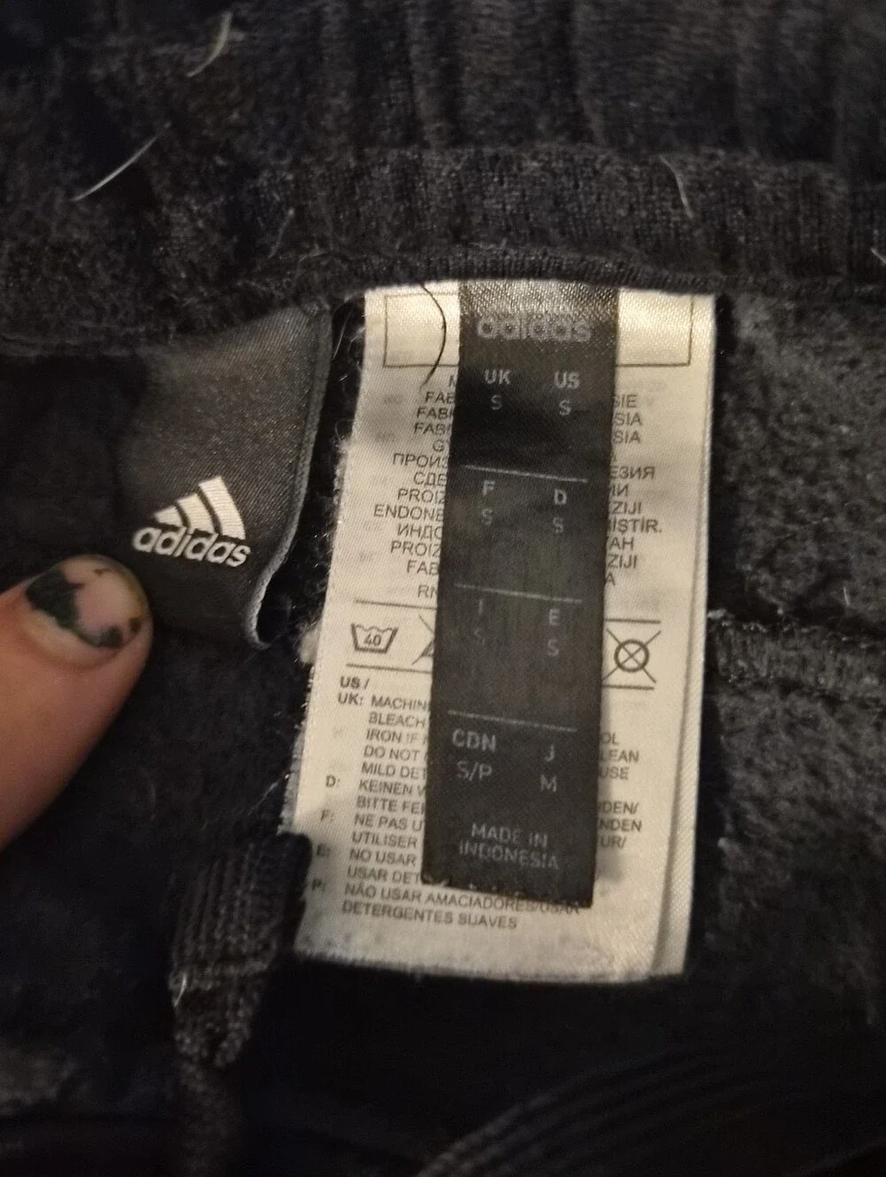 Adidas blackjoggers Unisex Size M #athleisure #sweatpants